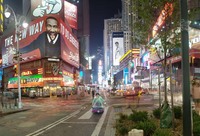 Italian Doll, Times Square, 2011, 33"x44", archival ink jet