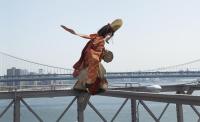 Japanese Drummer, Brooklyn Bridge, 2016, 33"x44", archival ink jet